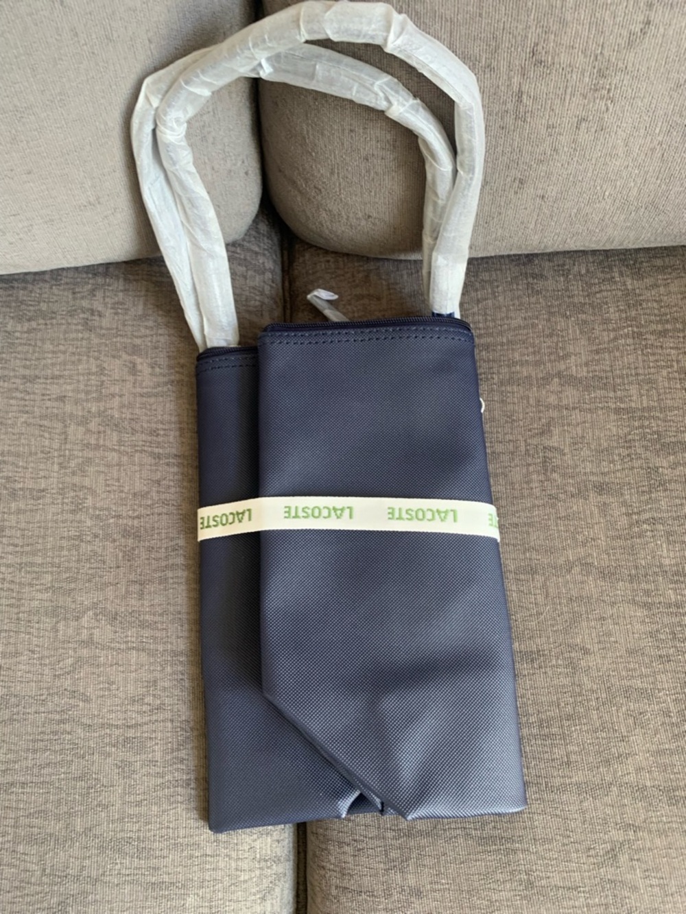 Lacoste L.12.12 Concept Tote handbag Bag purse navy blue NWT - Picture 7 of 10